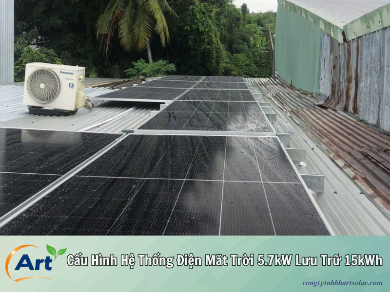 Bàn Giao Công Trình Điện Mặt Trời 5.7kW Lưu Trữ 15kW Tại Núi Sập – An Giang
