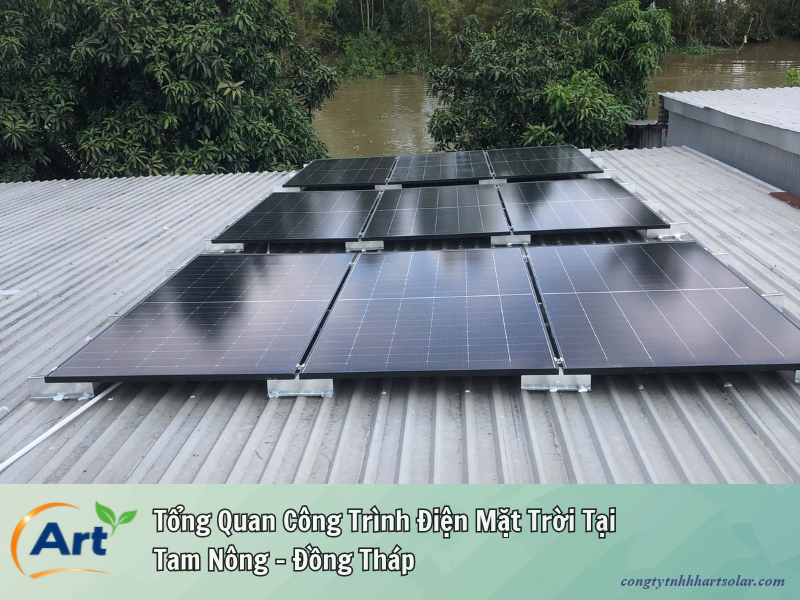 Bàn Giao Công Trình Điện Mặt Trời 5.5kW Lưu Trữ 5kW Tại Tam Nông – Đồng Tháp
