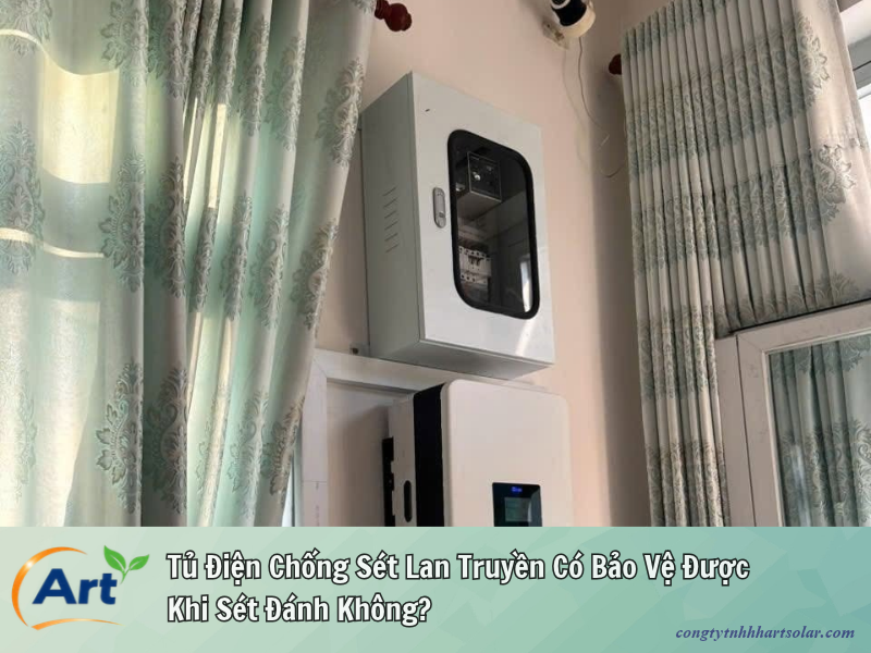 Tủ Điện Chống Sét Lan Truyền Trong Hệ Thống Điện Mặt Trời